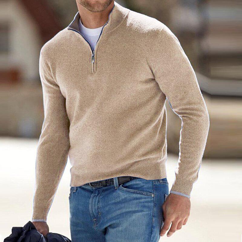 Jacob Luxe Quarter Zip Sweater