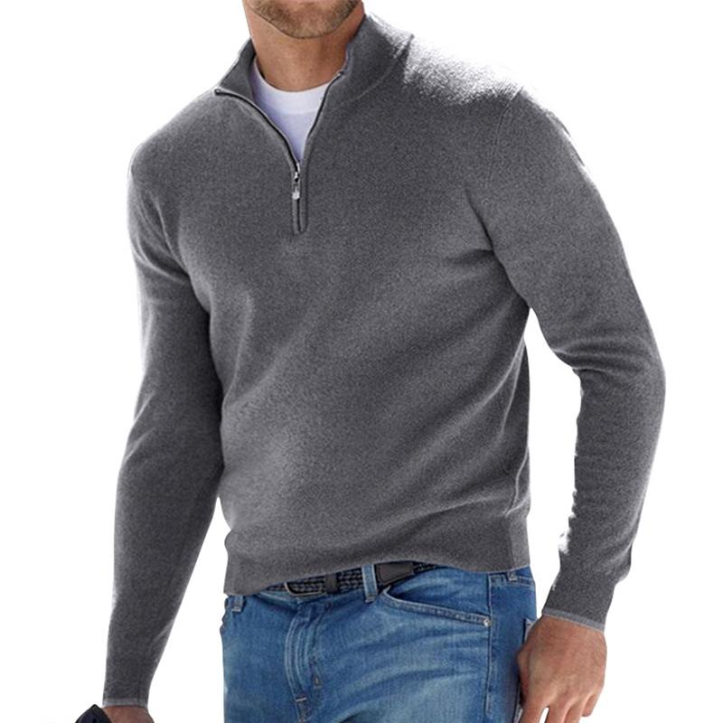 Jacob Luxe Quarter Zip Sweater