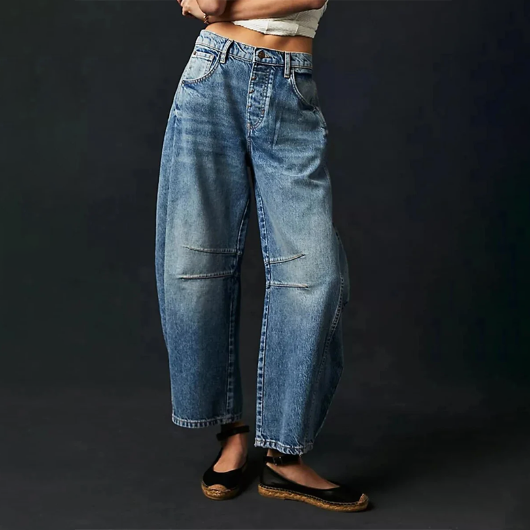 Louvraine - Wide Leg Jeans – Casual & Comfortable Fit