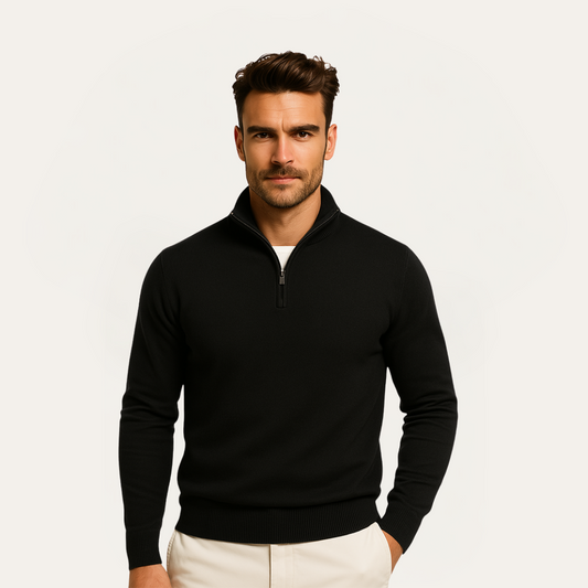 Jacob Luxe Quarter Zip Sweater