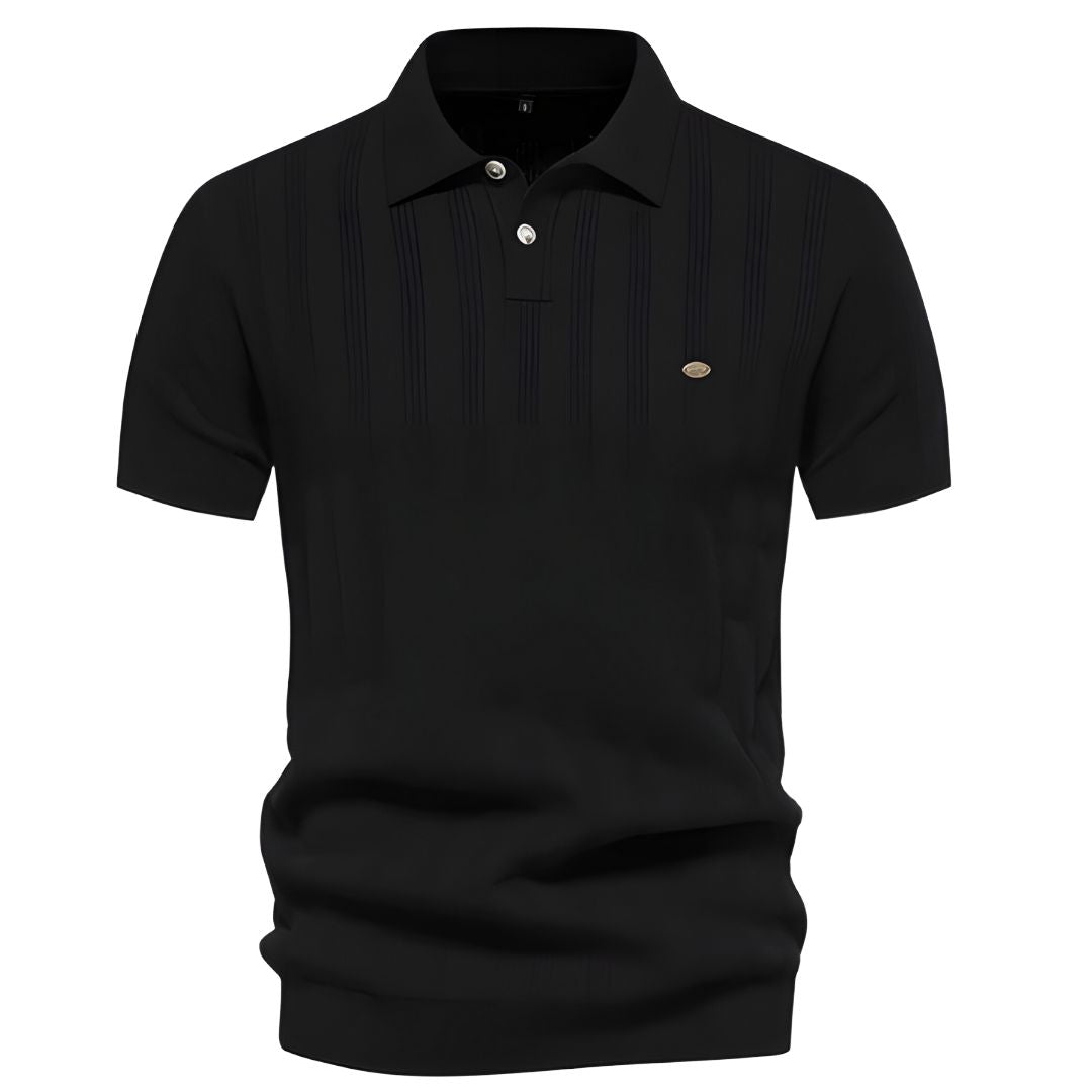 Louvraine - Striped Polo Shirt – Tailored Fit