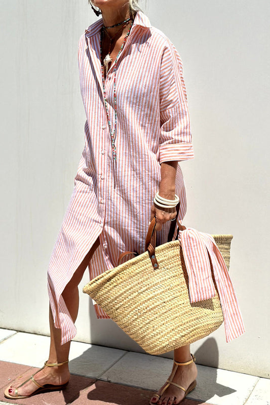 Louvraine - Relaxed Button-Down Beach Dress